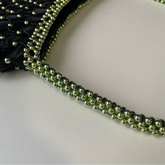 Vintage Beaded Black Purse - Picture 8 of 8